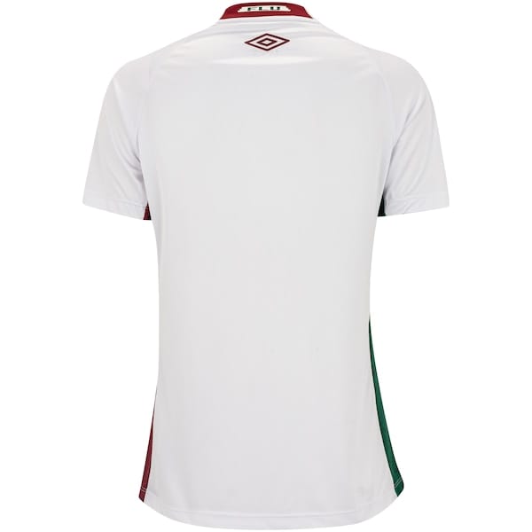 Vista 2 Camisa do Fluminense Torcedor II 25 Umbro Feminina Umbro BRANCO/VERDE