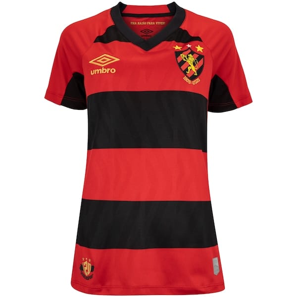 Camisa do Sport Club do Recife I 25 Umbro Feminina Torcedor