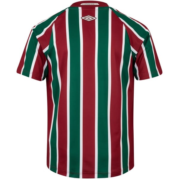 Vista 2 Camisa do Fluminense I 25 Umbro Juvenil Torcedor Umbro VERDE/VINHO