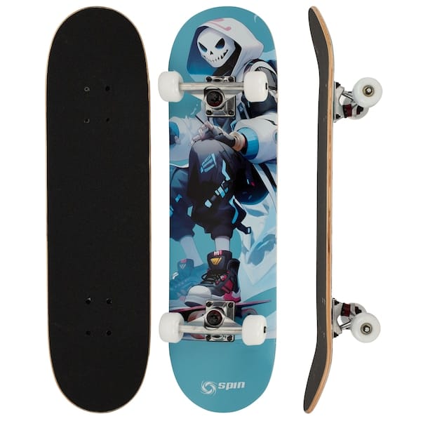 Vista principal Skate Street Spin YK Guy Azul Spin AZUL CLARO