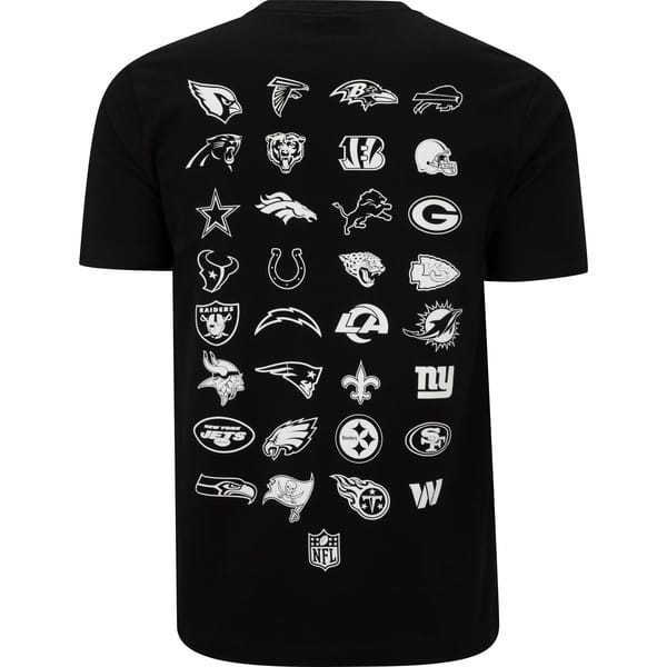 Vista 2 Camiseta NFL New Era Masculina Times NFL BRANCO