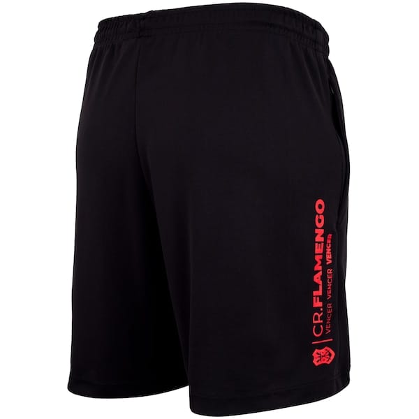 Vista 2 Bermuda do Flamengo Tecer Masculina braziline PRETO