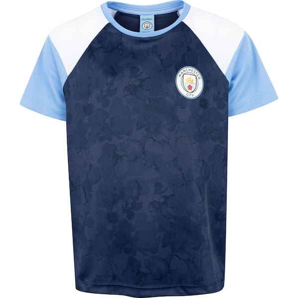 Camiseta do Manchester City Braziline Irwell Juvenil