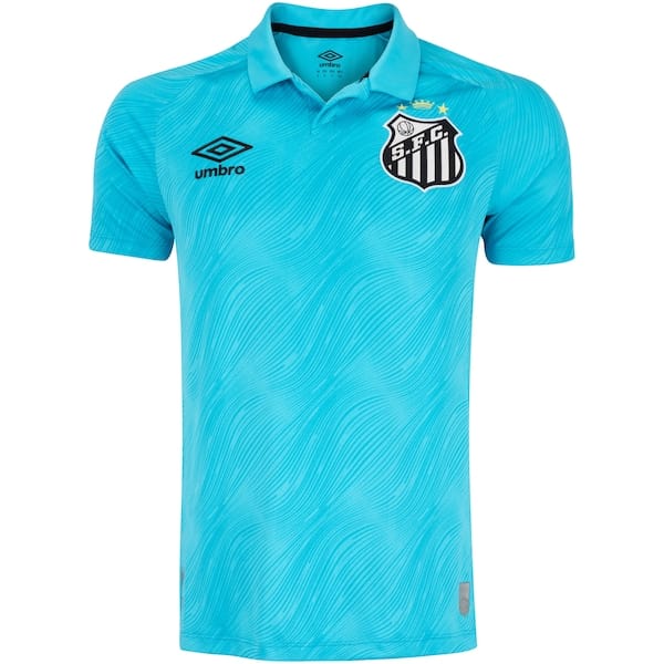 Vista 2 Camisa do Santos Especial Neymar Jr Número 10 2025 Torcedor Umbro Masculina Umbro AZUL/PRETO