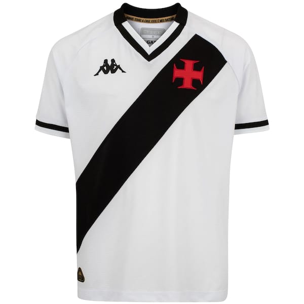 Camisa do Vasco da Gama II 25 Kappa Infantil