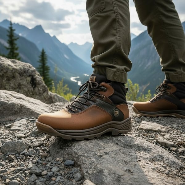 Vista 2 Bota de Couro Bull Terrier Explorer Masculina Bull Terrier MARROM CLA/MARROM