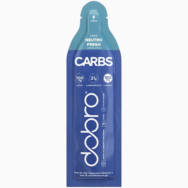 Carbs Gel Dobro Neutro Fresh com Cafeína 30g