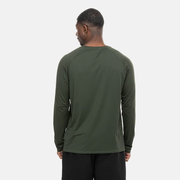 Vista 2 Camiseta Nord Repelente UV Manga Longa Masculina Nord Outdoor VERDE ESCURO