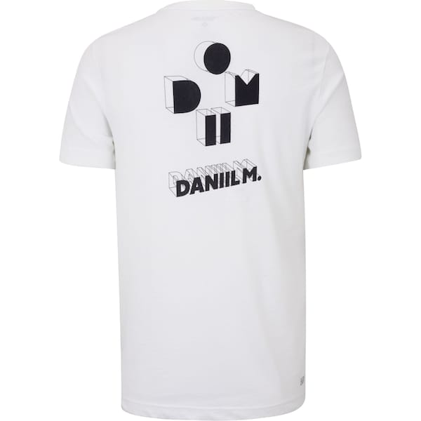 Vista 2 Camiseta Masculina Lacoste Manga Curta Daniil Medvedev Ultra Lacoste BRANCO