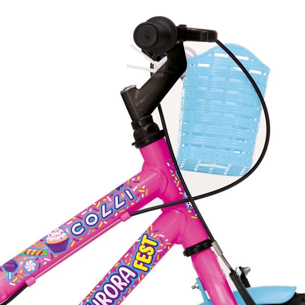 Vista 2 Bicicleta Aro 16 Colli Aurora Colli ROSA ESCURO