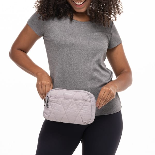 Vista principal Pochete Oxer Puffer Oxer CINZA CLARO