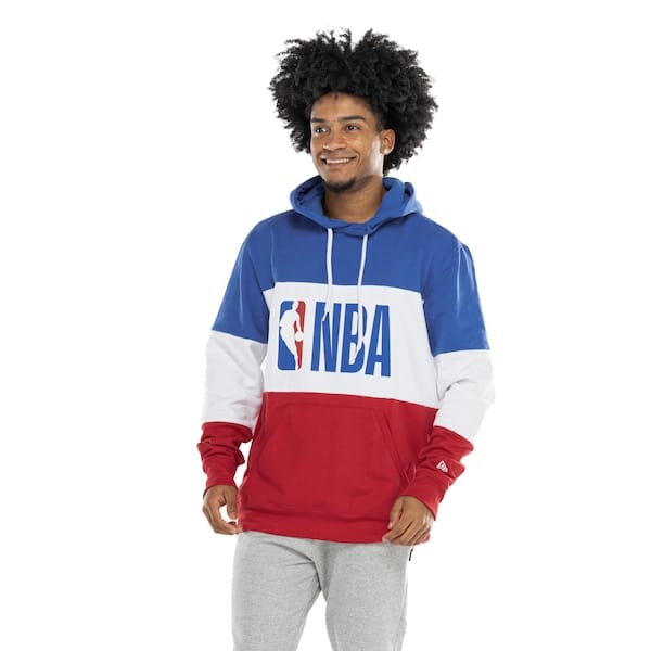 Vista principal Blusão Masculino New Era NBA World NBA AZUL/VERMELHO
