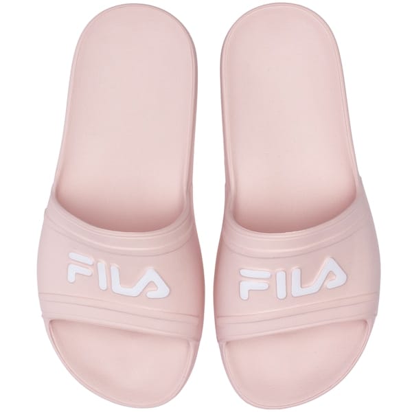 Vista principal Chinelo Feminino Sleek Slide Feminino Fila ROSA CLA/BRANCO