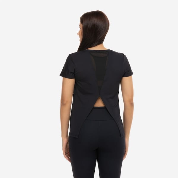 Vista 2 Camiseta Vestem Dry Fit Winner Feminina Vestem PRETO