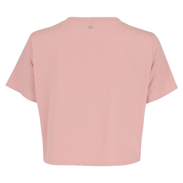 Vista 2 Blusa Cropped Feminina Vestem Trace Dry Fit Vestem ROSA