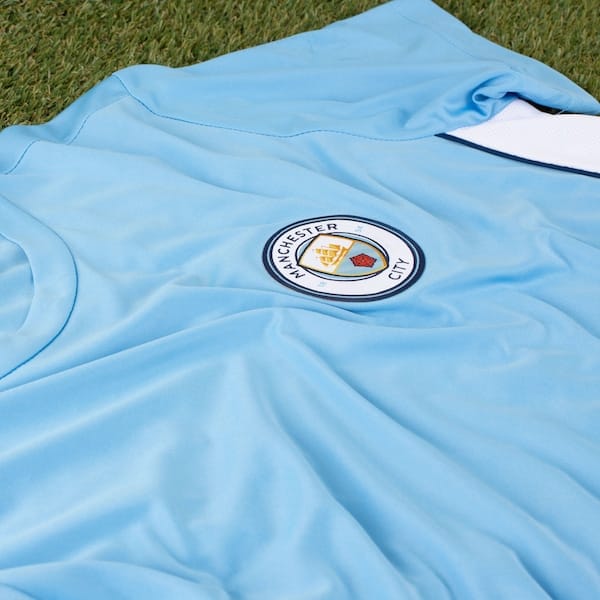 Vista 2 Camiseta do Manchester City Balboa Dry Fit Masculina Balboa AZUL CLARO