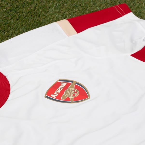 Vista 2 Camiseta do Arsenal Batisti Masculina Xps Sports BRANCO/VERMELHO