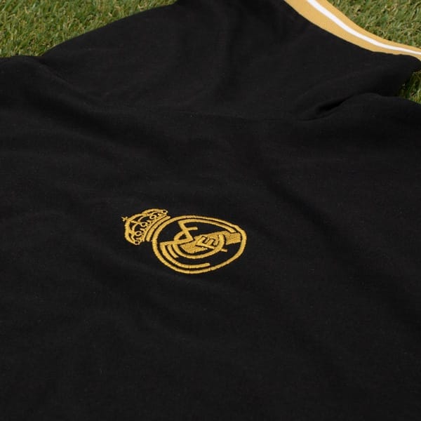 Vista 2 Camiseta Real Madrid Balboa Algodão Masculina Balboa PRETO