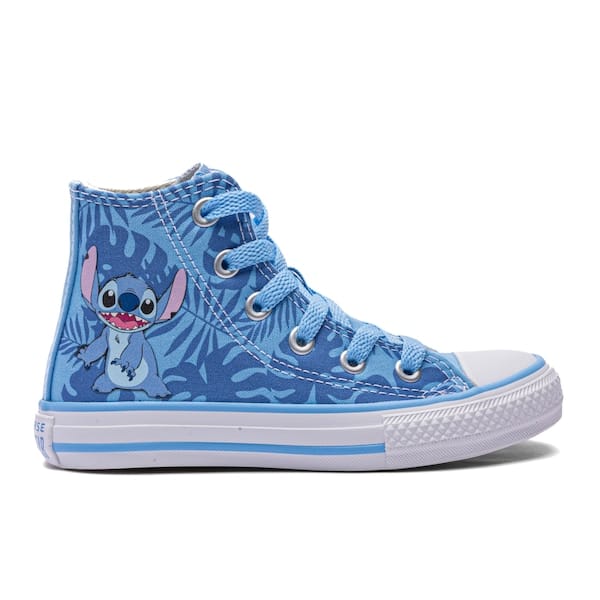 Tênis Infantil Cano Alto Converse X Disney Stitch Chuck Taylor All Star