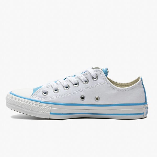 Vista 2 Tênis Unissex Converse X Disney Stitch Chuck Taylor All Star Converse BRANCO/AZUL CLA