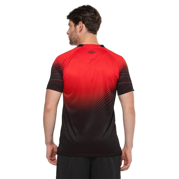 Vista 2 Camisa do Athletico-PR I 25/26 Jogador Umbro Masculina Umbro VERMELHO/PRETO