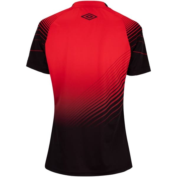 Vista 2 Camisa do Athletico-PR I 25 Torcedor Umbro Feminina Umbro VERMELHO/PRETO
