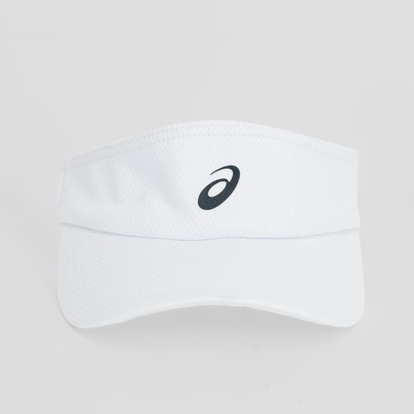 Vista 2 Viseira Asics Tennis Adulto ASICS BRANCO/AZUL ESC