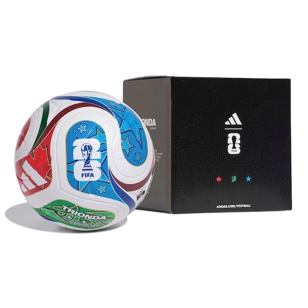 Bola de Futebol adidas Trionda Oficial da Copa do Mundo FIFA 2026 - League com Caixa