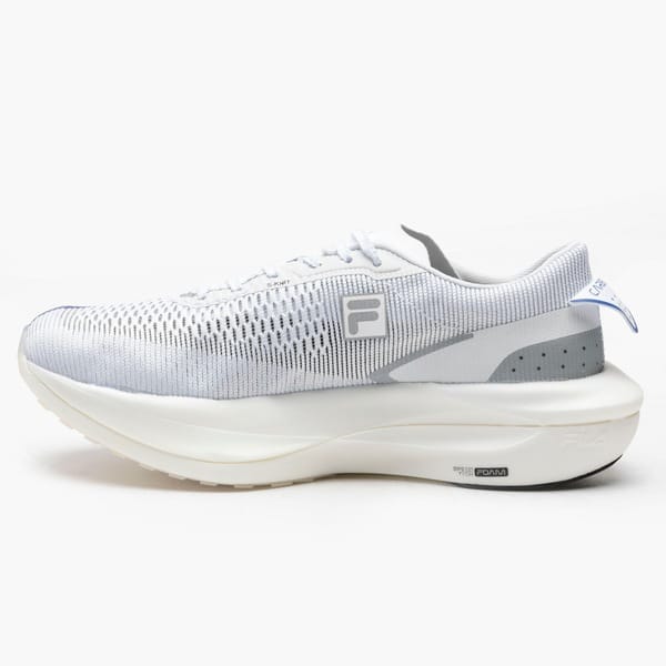 Vista 2 Tênis Feminino Fila Racer Carbon 3 Fila BRANCO/AZUL