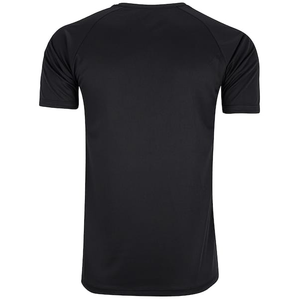 Vista 2 Camiseta Umbro Adamant Unissex Umbro PRETO/VERMELHO