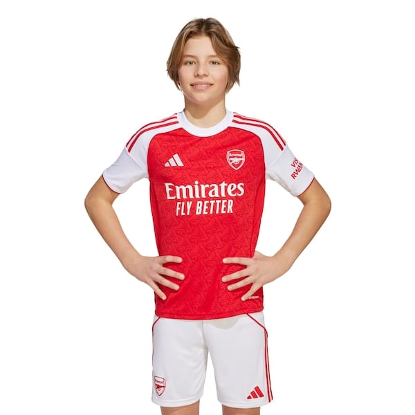 Camisa do Arsenal I 25/26 Torcedor adidas Infantil