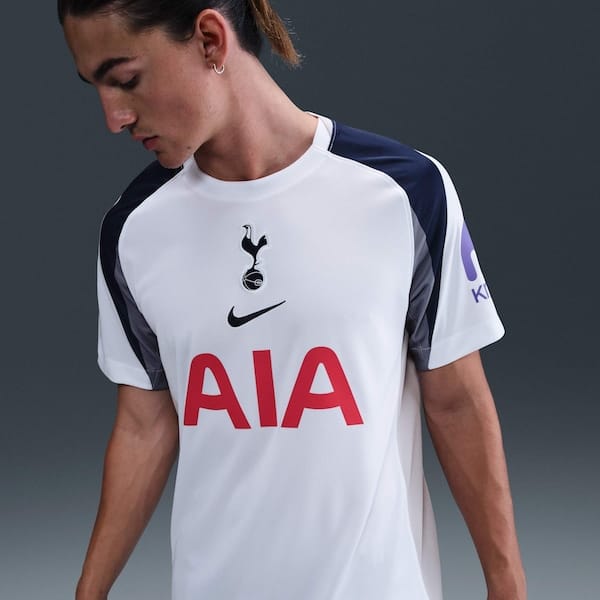 Vista 2 Camisa do Tottenham I 25/26 Torcedor Pro Nike Masculina Nike BRANCO