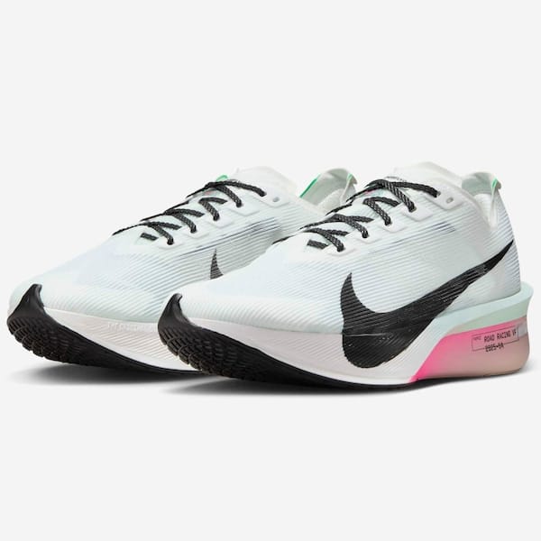 Vista 2 Tênis Feminino Nike ZoomX VaporFly 4 Nike BRANCO/ROSA