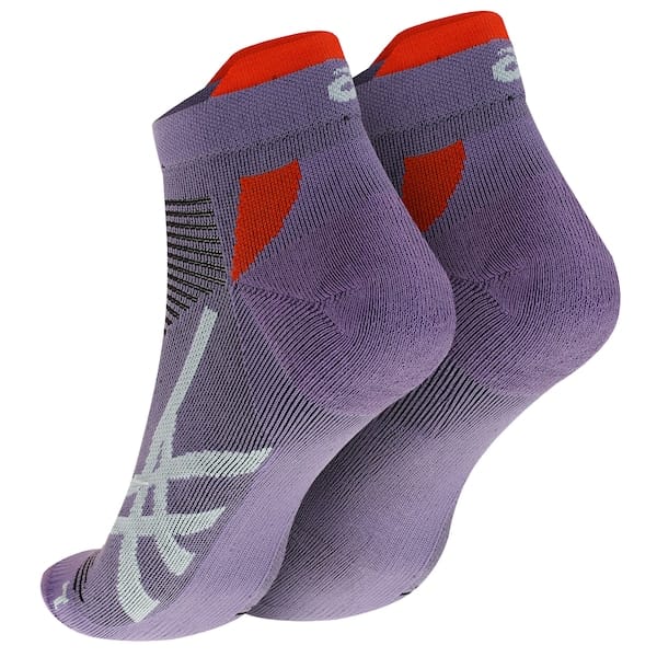 Vista 2 Meia Para Corrida Cano Baixo ASICS Tech Single Adulto ASICS ROXO ESC/LARANJA