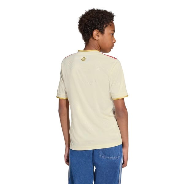 Vista 2 Camisa do Flamengo III 25/26 Torcedor adidas Originals Juvenil Adidas BEGE