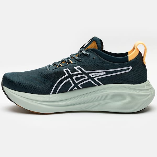 Vista 2 Tênis Masculino Asics Gel Nimbus 27 TR ASICS VERDE ESC/VERDE CLA