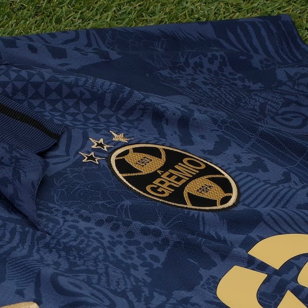 Vista 2 Camisa do Grêmio III 25/26 Torcedor Umbro Masculina Umbro AZUL/PRETO