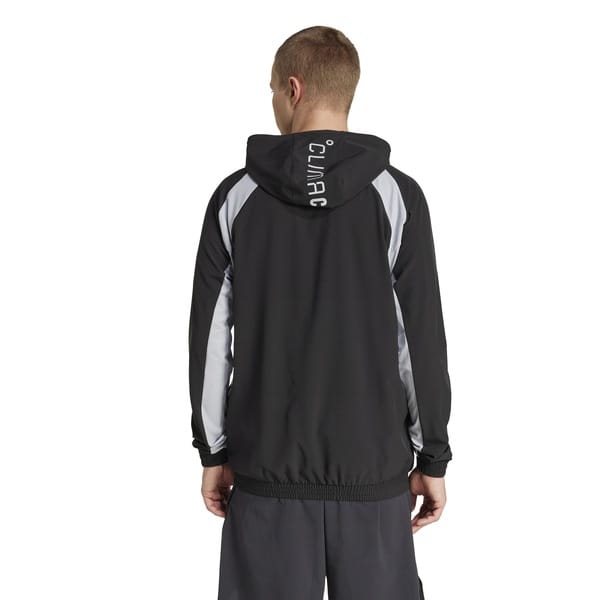 Vista 2 Jaqueta adidas Tech Apparel Masculina Adidas PRETO/PRATA