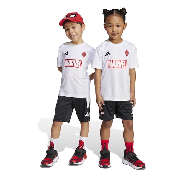 Conjunto Infantil adidas Homem-Aranha Marvel Camiseta e Bermuda