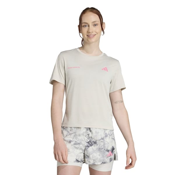 Camiseta adidas Own The Run Melange Feminina