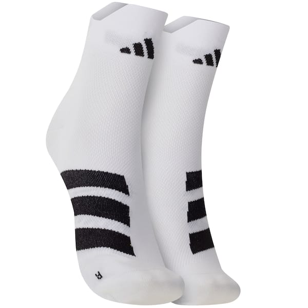 Meia De Corrida adidas Adizero Cano Médio Adulto 1 Par