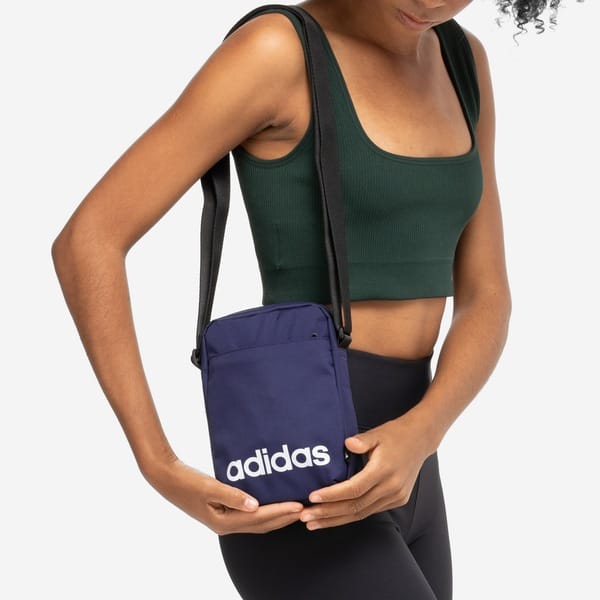 Vista 2 Bolsa adidas Organizer Linear Adidas AZUL ESC/BRANCO