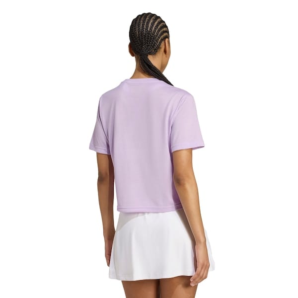 Vista 2 Camiseta adidas Essentials Feminina Adidas ROXO CLARO/BRANCO