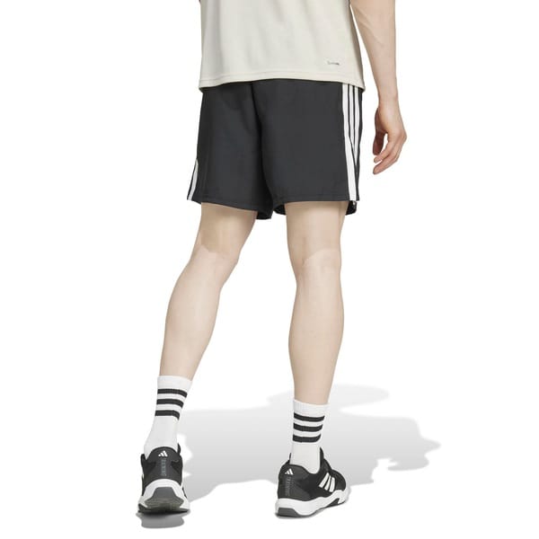 Vista 2 Bermuda adidas Malha Essentials Três Listras Masculina Adidas PRETO/BRANCO