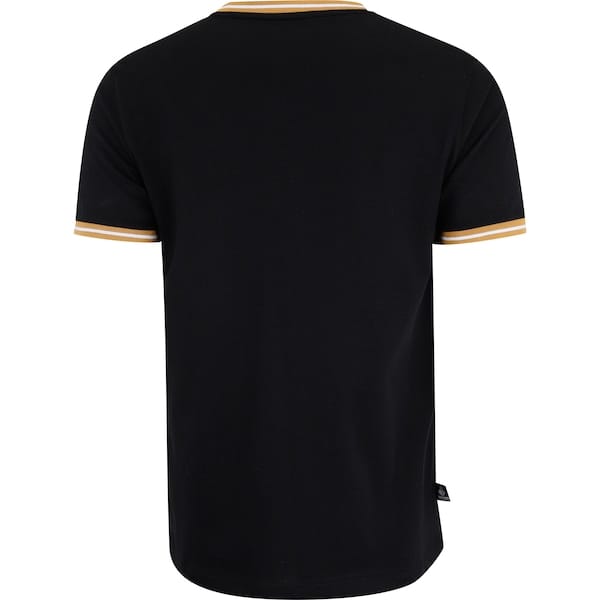 Vista 2 Camiseta do Real Madrid Balboa Algodão Masculina Balboa PRETO