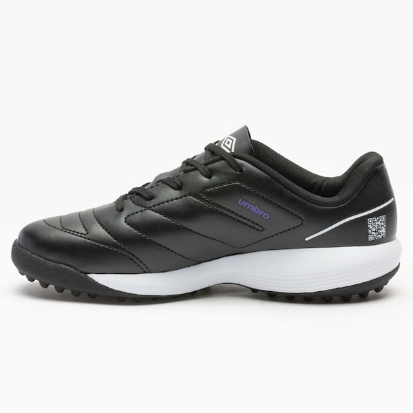 Vista 2 Chuteira Society Júnior Umbro Futsal Umbro PRETO/ROXO ESC