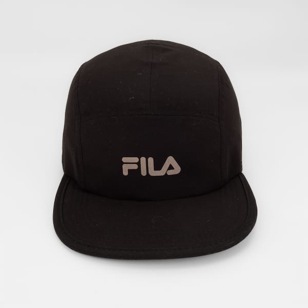 Vista 2 Boné Adulto Fila Fast 5 Panel Aba Reta Fila PRETO