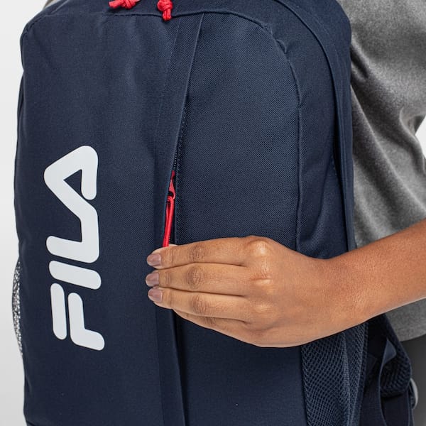 Vista 2 Mochila Fila Basic Letter 18 Litros Fila AZUL ESCURO