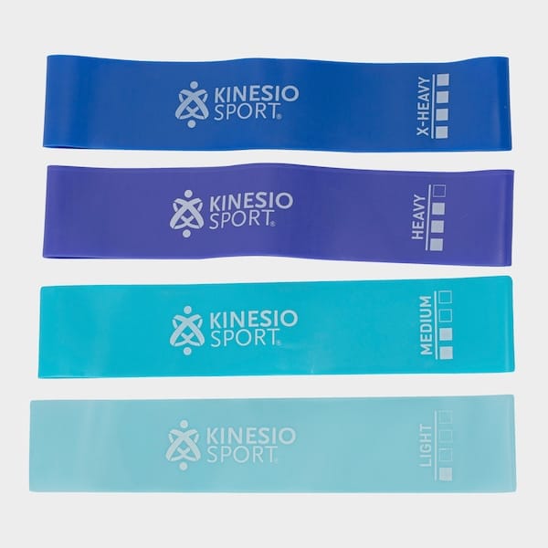 Kit com 4 Mini Bands Elásticas KinesioSport para Treino e Exercícios - 2