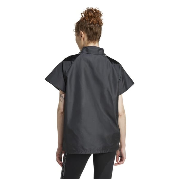 Vista 2 Camisa adidas Staduim Cover Up Feminina Adidas PRETO/BRANCO